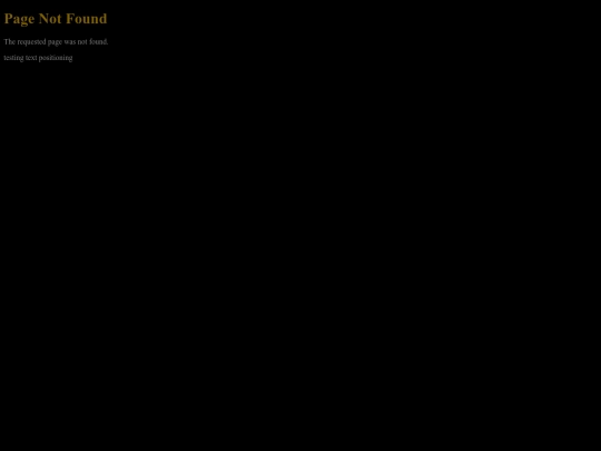 not_found screenshot