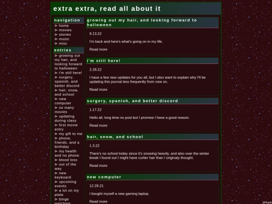 journal screenshot