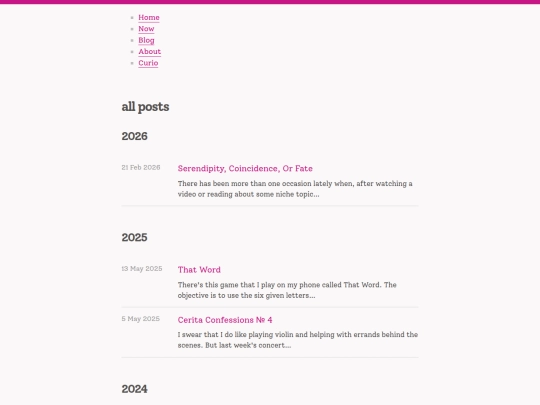 blog screenshot