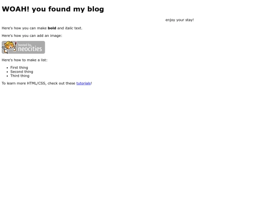BLOG screenshot