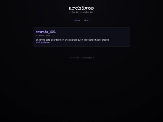 blog screenshot