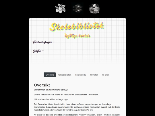 skolebibliotek-links screenshot