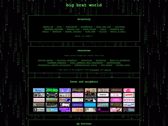 links screenshot
