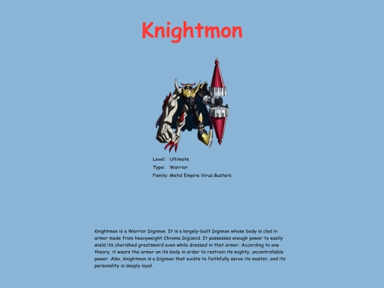 Knightmon screenshot