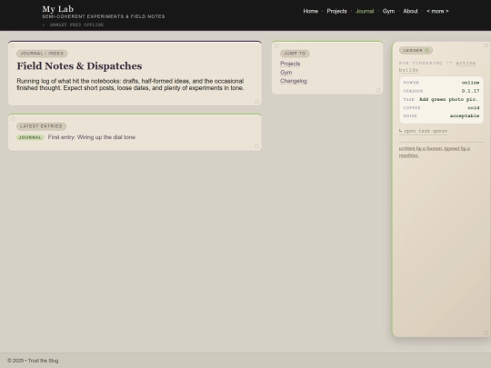 journal screenshot