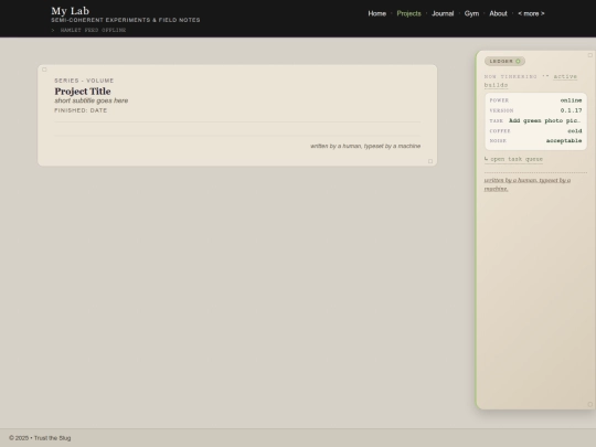 projects/_template screenshot