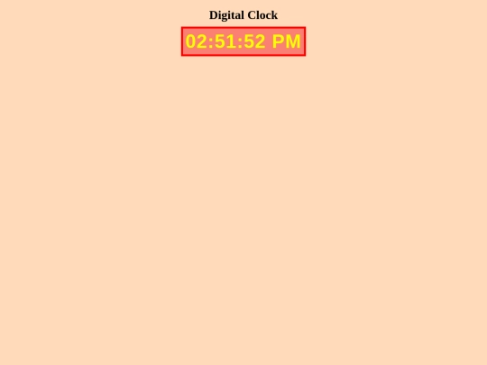 DigitalClock screenshot