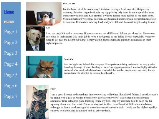 Home > StaffPage screenshot