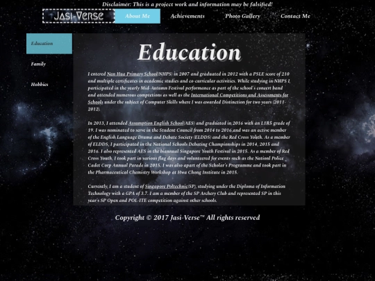 AboutMeEdu screenshot