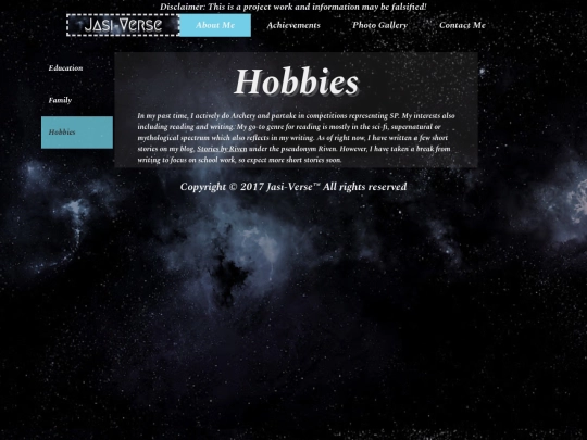AboutMeHob screenshot