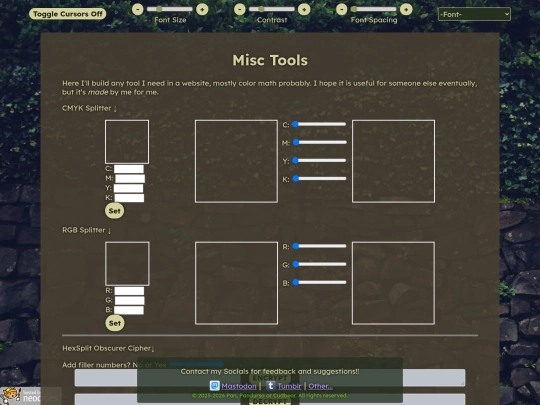 tools screenshot