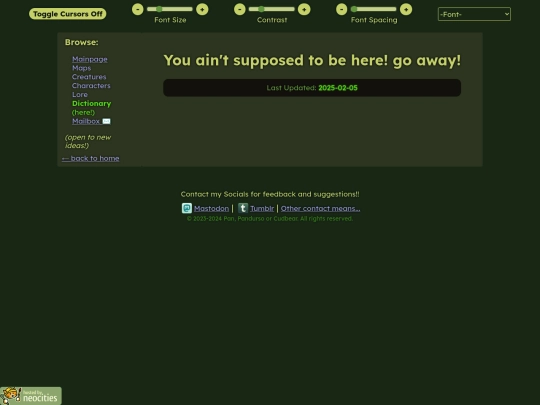 worldbuilding/dictionary screenshot