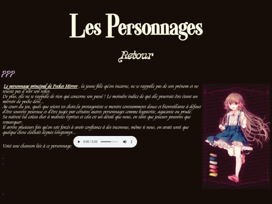 personnages screenshot
