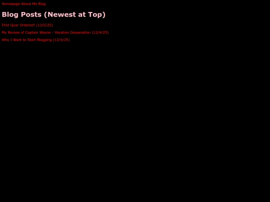 blog screenshot