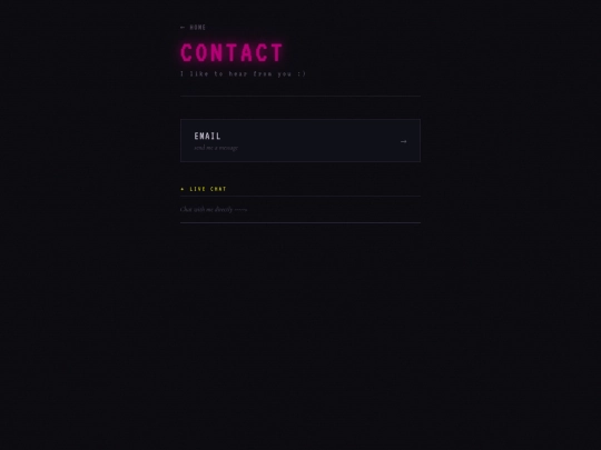 contact screenshot