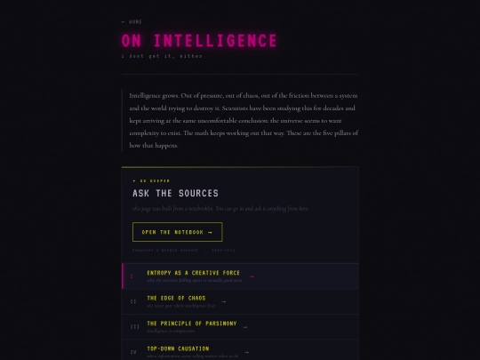 intelligence screenshot