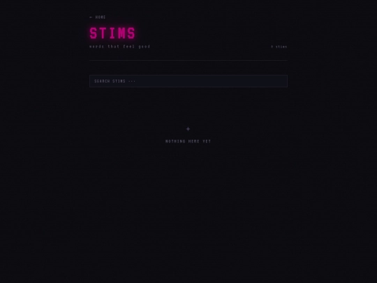 stims screenshot
