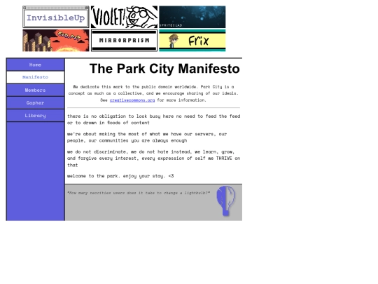 manifesto screenshot