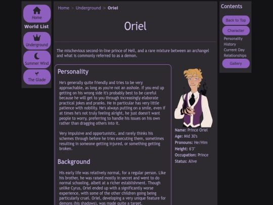 oriel screenshot
