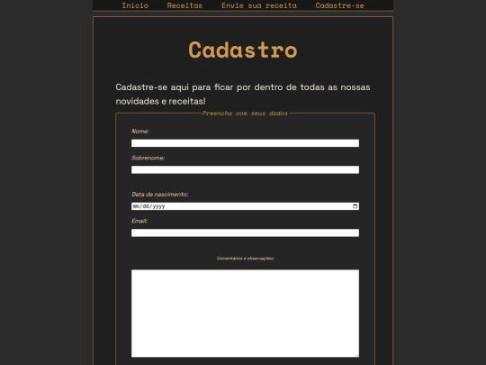 cadastro screenshot