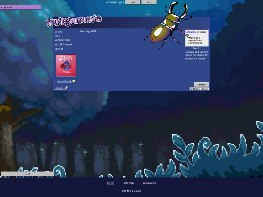 test screenshot