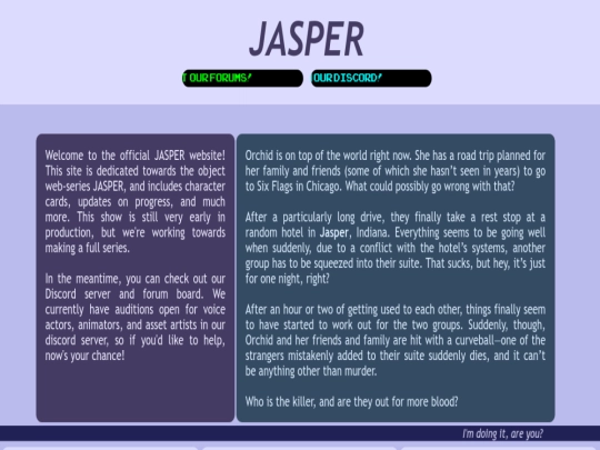index screenshot