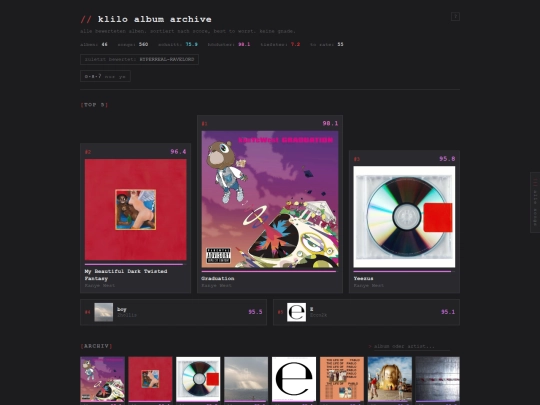 Alben screenshot