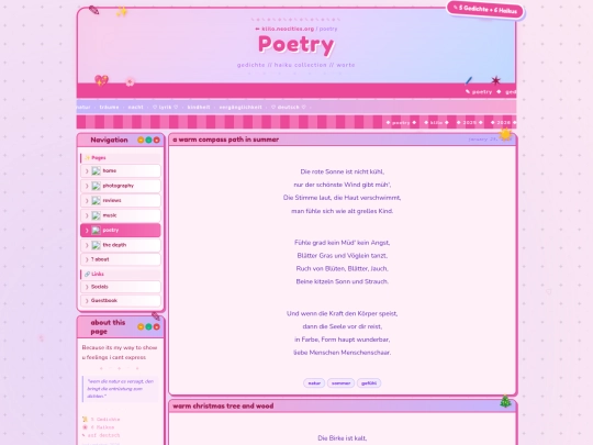 Gedichte screenshot