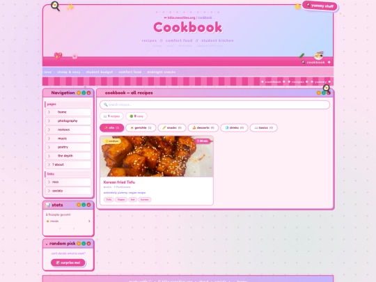 cookbook screenshot