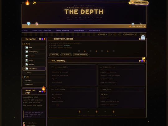 links screenshot