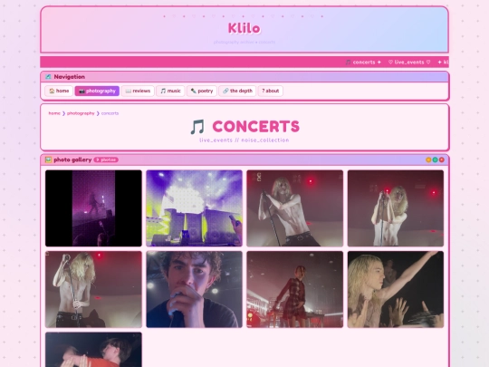 photos/concerts screenshot