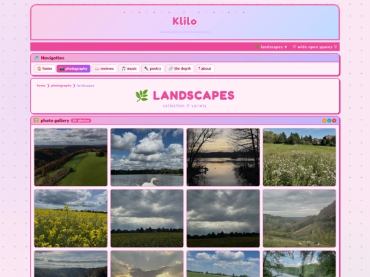 photos/landscapes screenshot