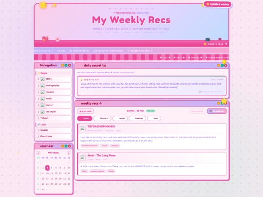 recs screenshot