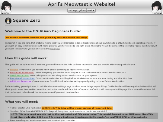 linux_guide_square_zero screenshot