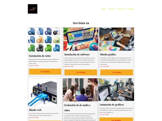 diseño-web/servicios screenshot