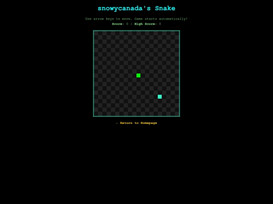 snake screenshot