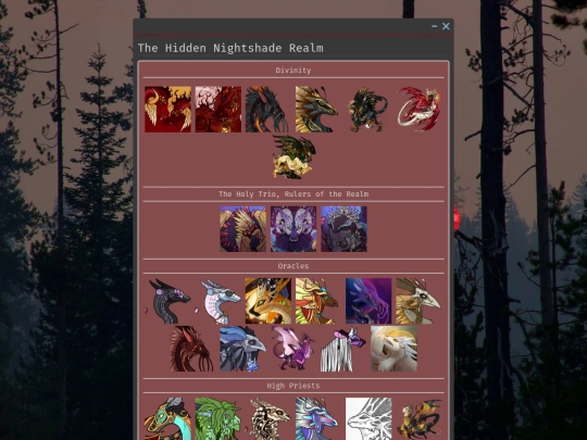 Characters/Fan-Works/Flight-Rising/Directory screenshot