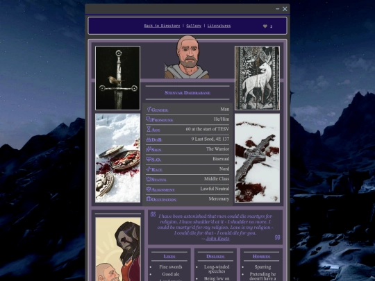 Characters/Fan-Works/The-Elder-Scrolls/In-the-Middle-of-the-End-of-the-World/Stenvar/main-bio screenshot