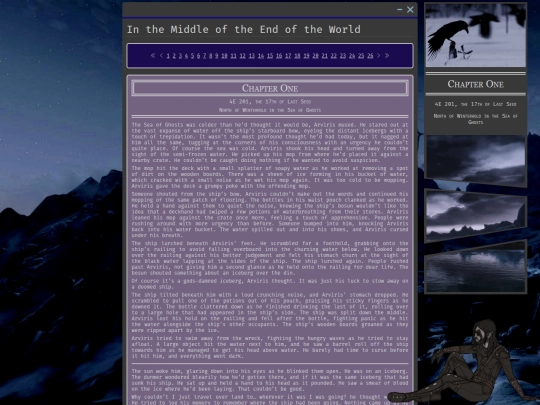 Library/Fanfiction/The-Elder-Scrolls/In-the-Middle-of-the-End-of-the-World/Chapter-1 screenshot