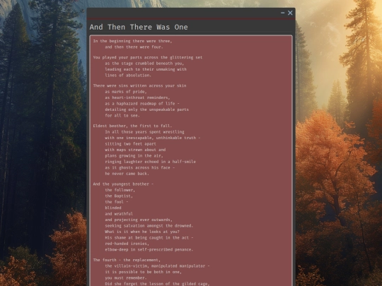 Library/Poetry/And-Then-There-Was-One screenshot