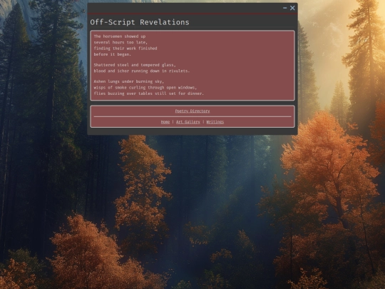 Library/Poetry/Off-Script-Revelations screenshot