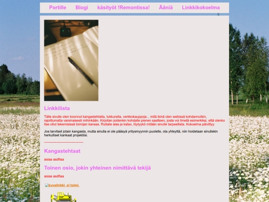 linkkikokoelma screenshot