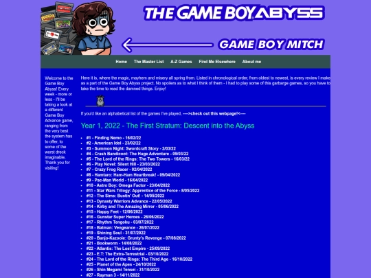 themasterlist screenshot