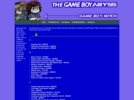 themasterlistaz screenshot