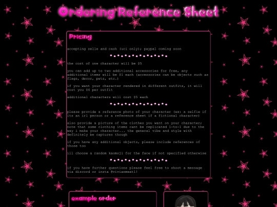 ordering screenshot
