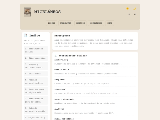 micelaneos screenshot