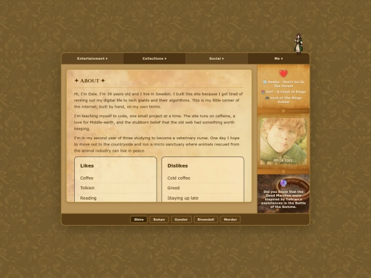 about-me screenshot