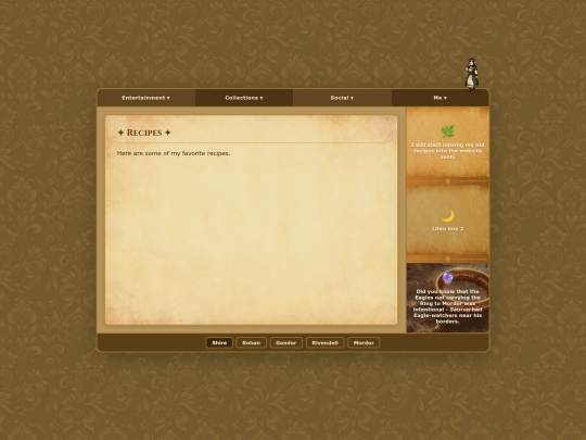 recipes screenshot