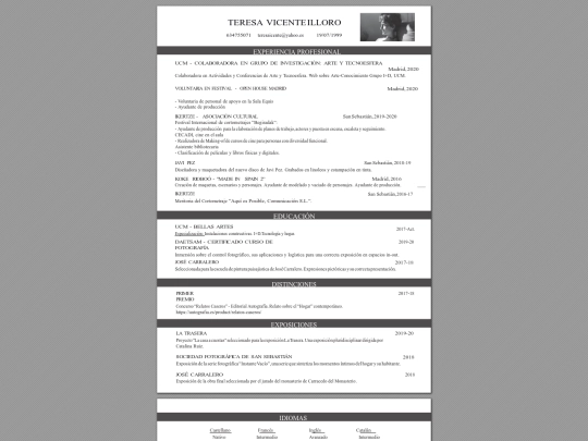 CV _ Teresa screenshot