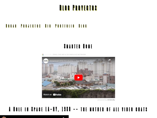 videoblog screenshot